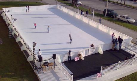 Public Synthetic Ice Skating